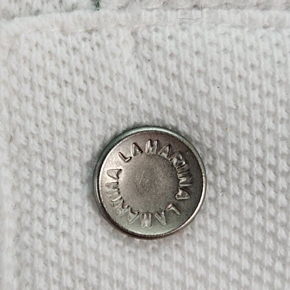 Vintage La Martina Maserati Polo Shirt Official Merchandise White 2004 Mens Sz M - Picture 11 of 14